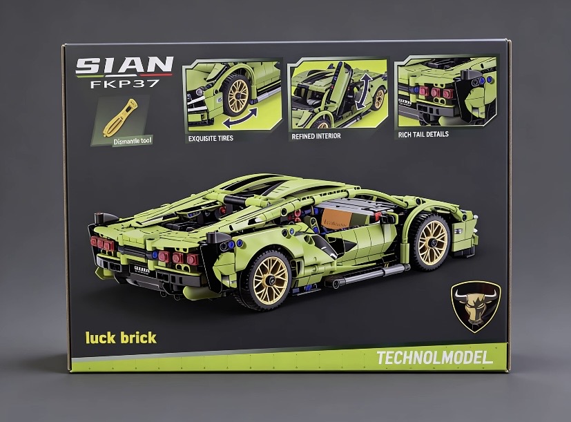 LEGO LANBORGINI SIAN N. 7602 1280PCS