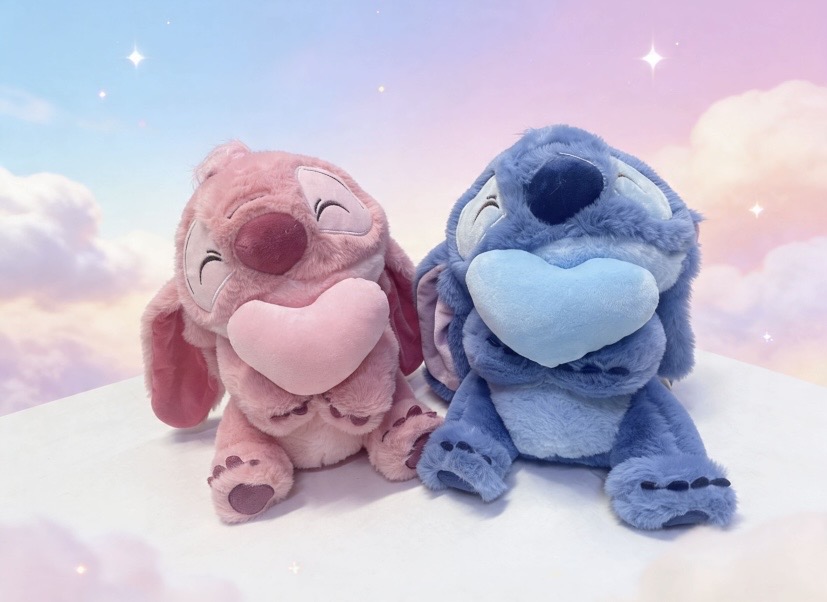 PELUCHE STITCH CORAZON 30CM